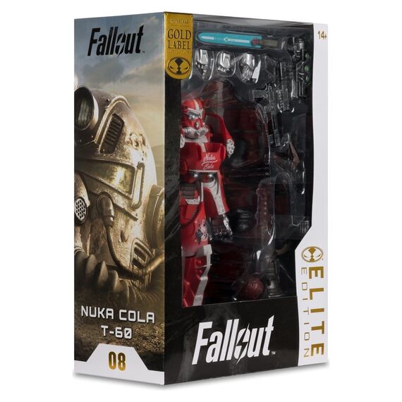 Figurka Fallout 76 McFarlane Elite Edition - Nuka Cola T-60 (Gold Label)- Zdjęcie 8