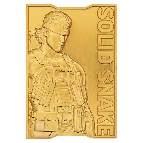 Sztabka kolekcjonerska Metal Gear Solid 2 - Snake- Zdjęcie 2