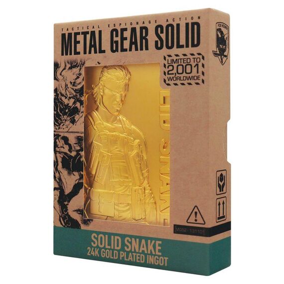 Sztabka kolekcjonerska Metal Gear Solid 2 - Snake- Zdjęcie 4