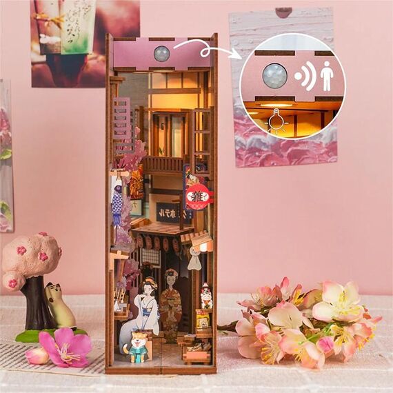 Model do składania Book Nook - Japanese Grocery Store- Zdjęcie 2