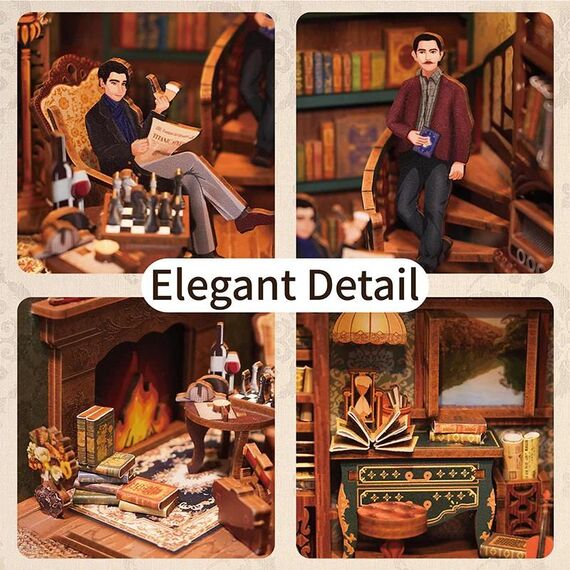Model do składania Book Nook - Viollin Detective Agency- Zdjęcie 4