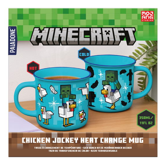 Kubek zmieniający kolor Minecraft - Chicken Jockey- Zdjęcie 2