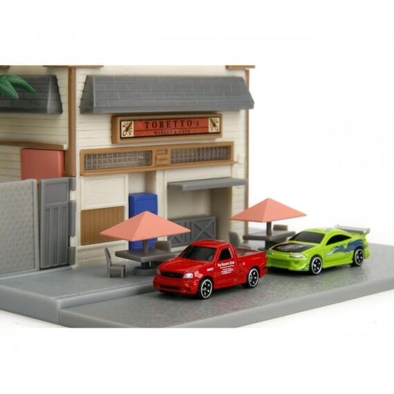 Diorama Fast & Furious NanoScene - Toretto's Cafe- Zdjęcie 2