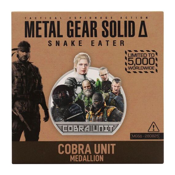 Medalion kolekcjonerski Metal Gear Solid Delta - Cobra Unit- Zdjęcie 3