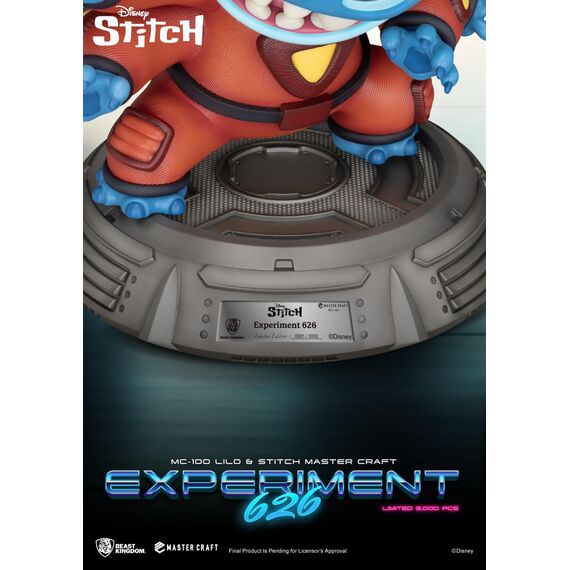 Figurka Disney Stitch - Experiment 626 Master Craft 39 cm- Zdjęcie 4