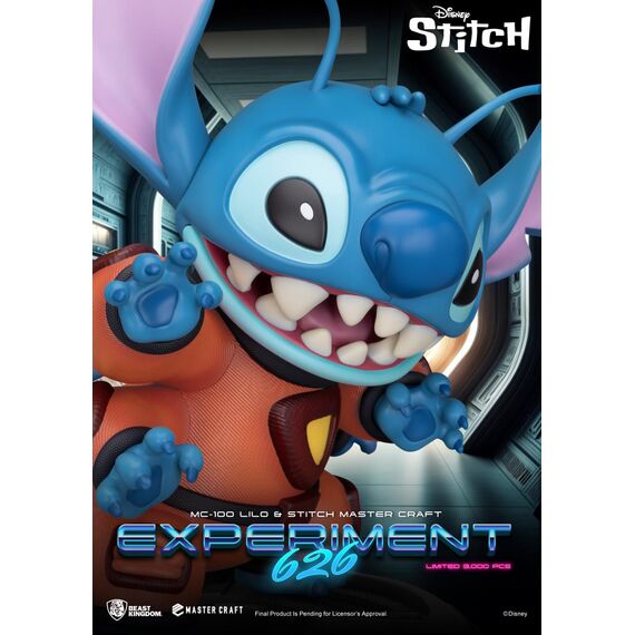 Figurka Disney Stitch - Experiment 626 Master Craft 39 cm- Zdjęcie 5
