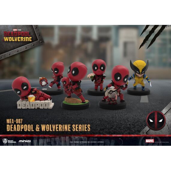 Zestaw 6 Mini Figurek Deadpool & Wolverine Mini Egg Attack