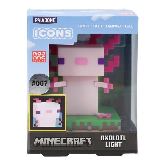 Lampka Minecraft - Axolotl- Zdjęcie 3