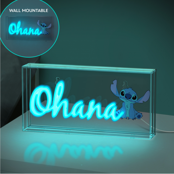 Lampka neonowa Disney Stitch - Ohana