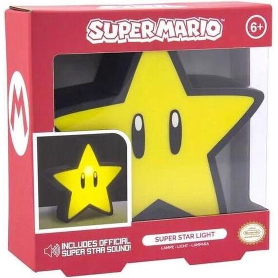 Lampka z dźwiękiem Super Mario - Super Star- Zdjęcie 2