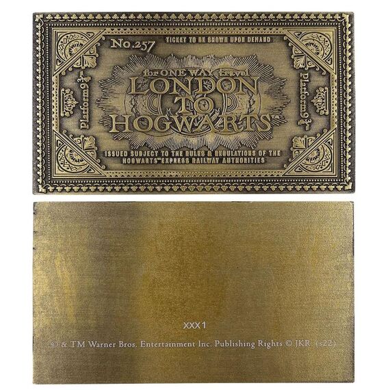 Replika Harry Potter - Hogwart Express Ticket- Zdjęcie 3