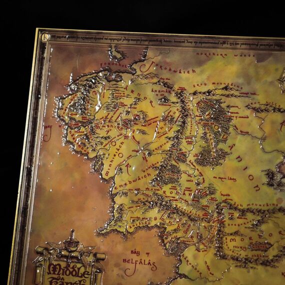 Metalowa mapa Władca Pierścieni (Limited Edition)- Zdjęcie 3