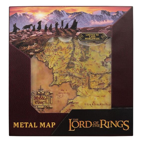 Metalowa mapa Władca Pierścieni (Limited Edition)- Zdjęcie 5