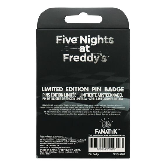 Przypinka Five Nights at Freddy's - Fazbear- Zdjęcie 4