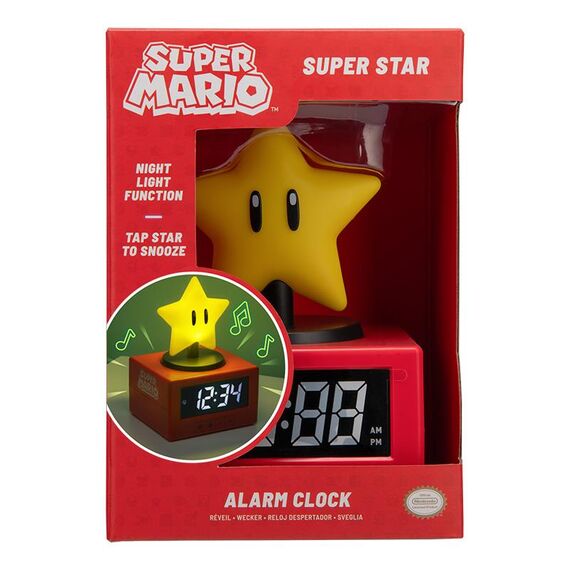 Budzik Super Mario - Super Star- Zdjęcie 3