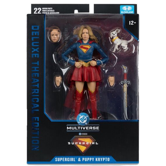 Figurka DC Comics Deluxe Theatrical Edition - Supergirl & Puppy Krypto