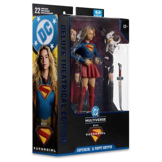 Figurka DC Comics Deluxe Theatrical Edition - Supergirl & Puppy Krypto- Zdjęcie 6