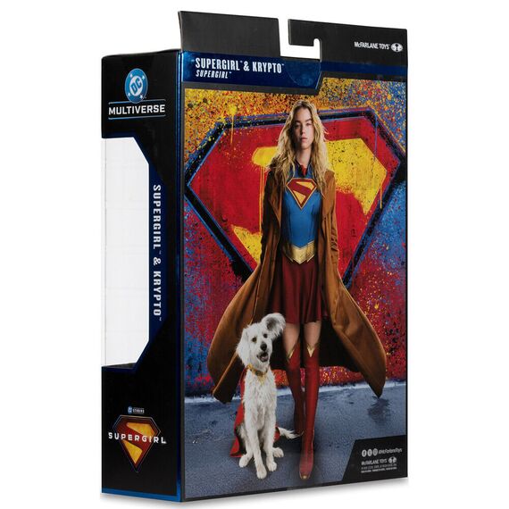 Figurka DC Comics Deluxe Theatrical Edition - Supergirl & Puppy Krypto (Gold Label)- Zdjęcie 5