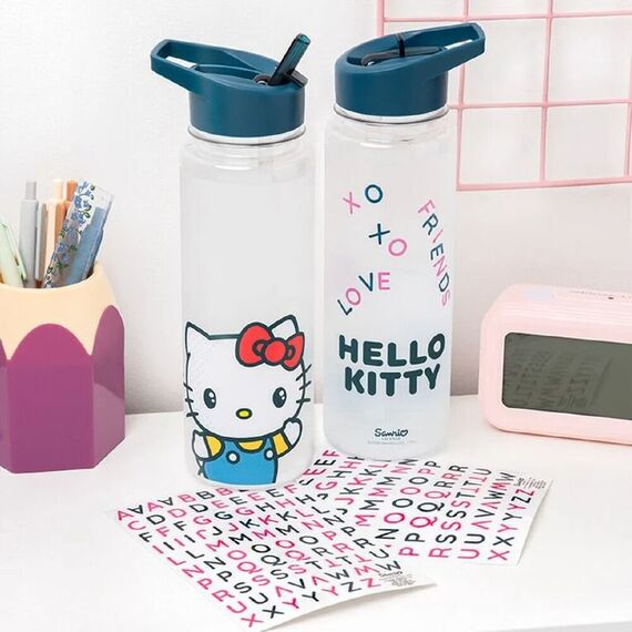 Butelka z naklejkami Hello Kitty 650ml