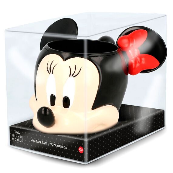 Kubek 3D Disney Głowa Minnie (360 ml)