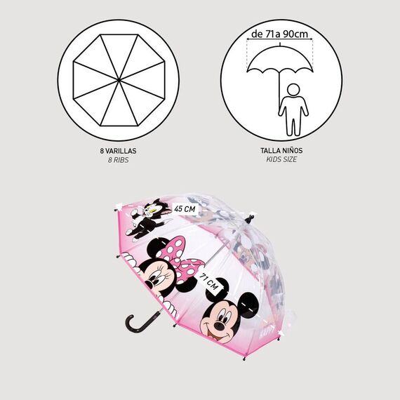 Parasol Disney - Minnie 45cm- Zdjęcie 2
