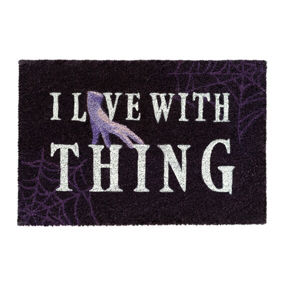 Wycieraczka Wednesday - I Live with Thing (40 x 60 cm)