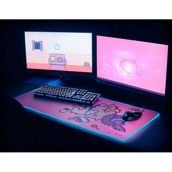 Podkładka pod mysz dla graczy XL Pusheen (podświetlana)- Zdjęcie 5