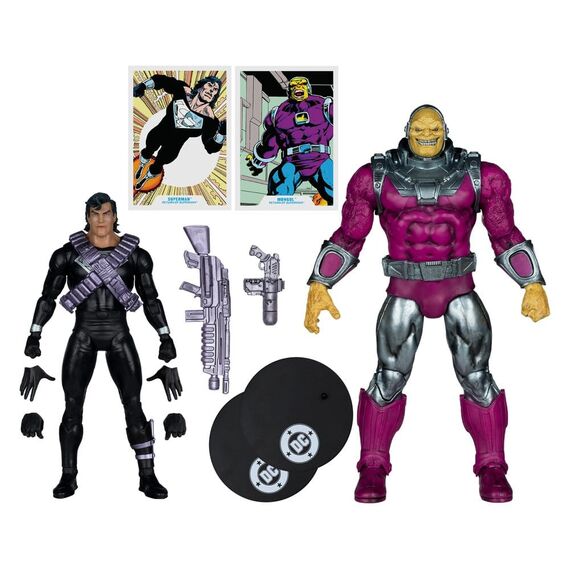 Zestaw 2 figurek DC Multiverse (Return of Superman) Megafig - Mongul vs Superman- Zdjęcie 2