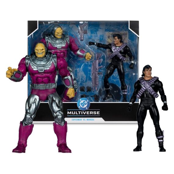 Zestaw 2 figurek DC Multiverse (Return of Superman) Megafig - Mongul vs Superman- Zdjęcie 5