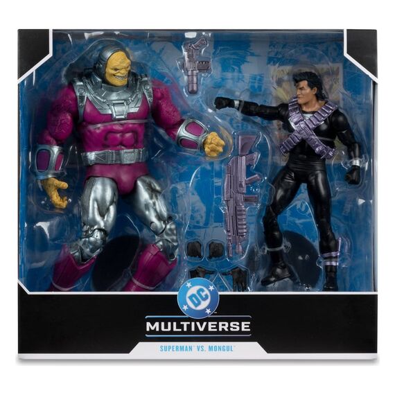 Zestaw 2 figurek DC Multiverse (Return of Superman) Megafig - Mongul vs Superman- Zdjęcie 8