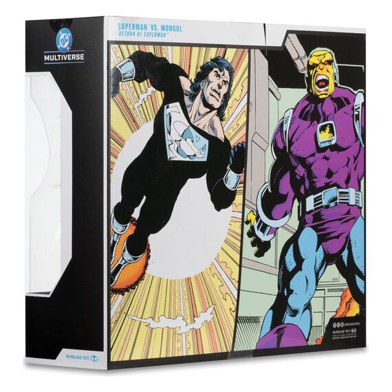Zestaw 2 figurek DC Multiverse (Return of Superman) Megafig - Mongul vs Superman- Zdjęcie 10