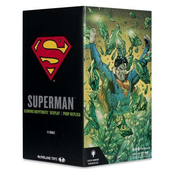 Replika DC Direct (Superman) 1/1 - Kryptonit z podświetleniem (Gold Label)- Zdjęcie 9