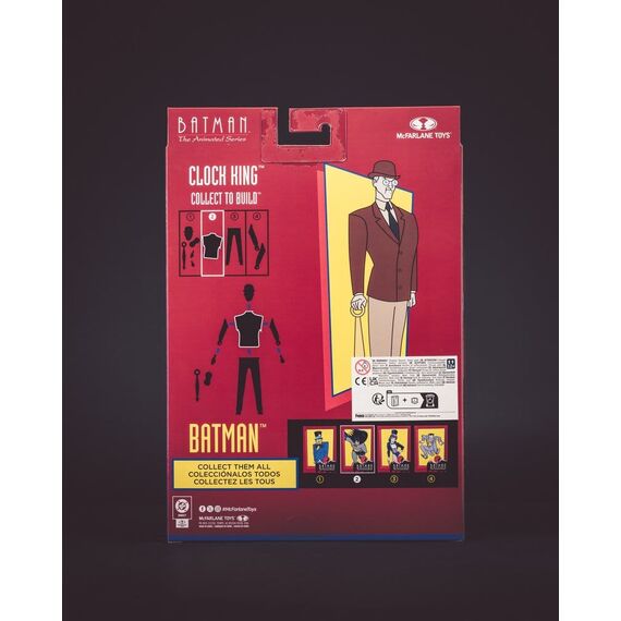 Figurka DC Direct (Batman: The Animated Series) - Batman (BAF Clock King) [Platinum Edition]- Zdjęcie 2