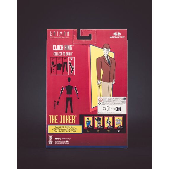 Figurka DC Direct (Batman: The Animated Series) - Joker Blue Suit (BAF Clock King) [Platinum Edition]- Zdjęcie 2