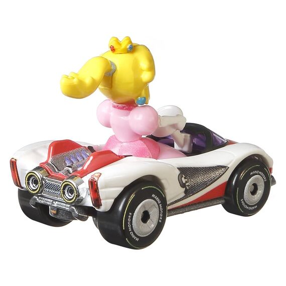 Model pojazdu Hot Wheels Mario Kart 1/64 - Princess Peach (P-Wing) (GJH58)- Zdjęcie 3