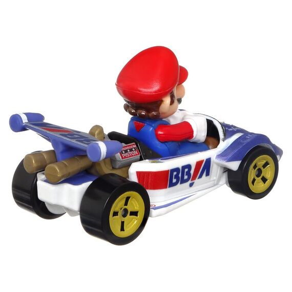 Model pojazdu Hot Wheels Mario Kart 1/64 - Mario (Circuit Special) (HDB36)- Zdjęcie 3