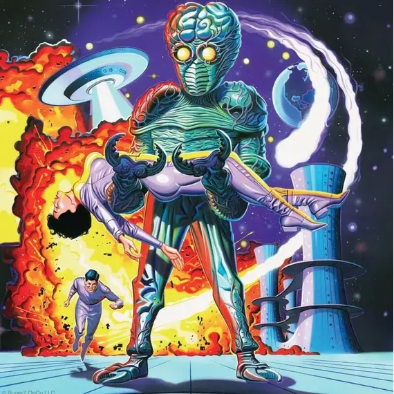 Figurka This Island Earth ReAction - Metaluna Mutant (Film Poster)- Zdjęcie 4
