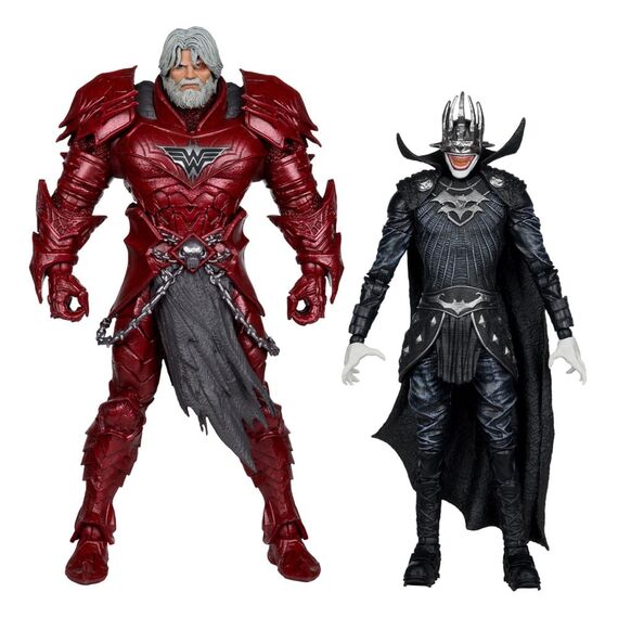 Zestaw 2 figurek DC Multiverse McFarlane Collector Edition - Merciless (Dark Multiverse) & Batman who laughs (Knight Armor)