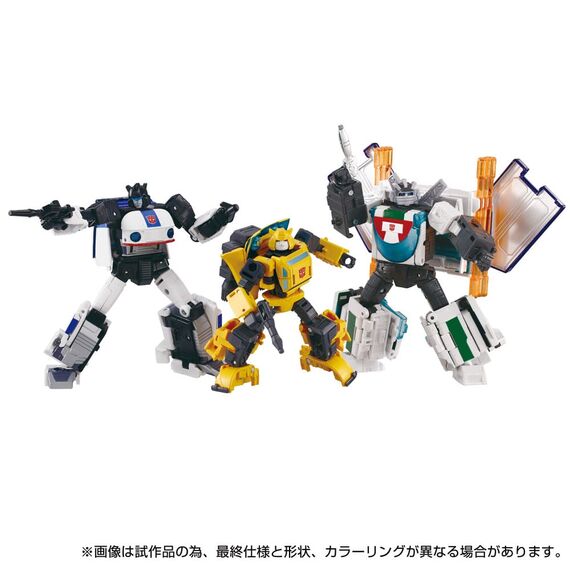 Zestaw 3 figurek Transformers Dramatic Capture Series - Cybertron Chase (Bumblebee, Jazz, Wheeljack)- Zdjęcie 6