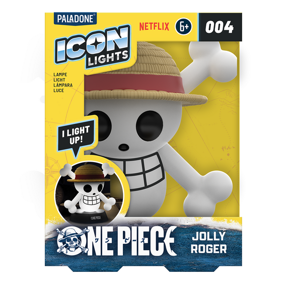 Lampka 3D One Piece (Netflix) Icons - Jolly Roger- Zdjęcie 2