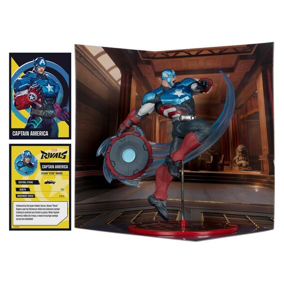 Figurka Marvel Rivals 1/10 - Captain America- Zdjęcie 6