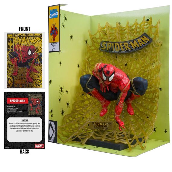 Figurka z komiksem Marvel 1/6 - Spider-Man (Spider-Man # 1 Gold Edition) [Gold Label]- Zdjęcie 6