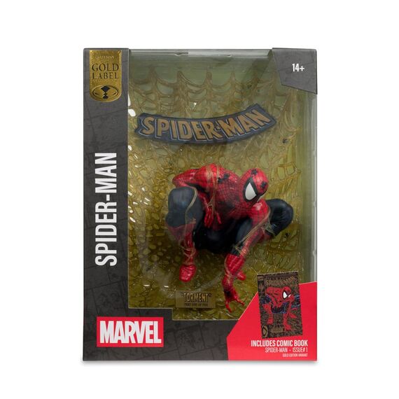 Figurka z komiksem Marvel 1/6 - Spider-Man (Spider-Man # 1 Gold Edition) [Gold Label]- Zdjęcie 8