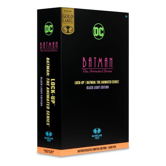 Figurka DC Multiverse (Batman: The Animated Series) - Lock-Up (Black Light Edition) [Gold Label]- Zdjęcie 9