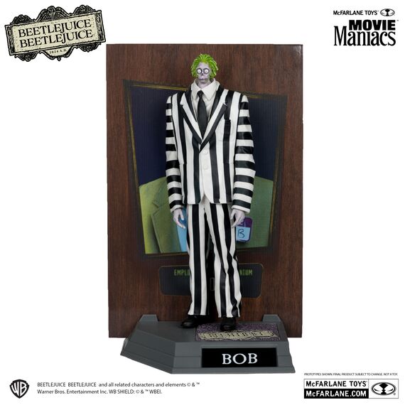 Figurka Beetlejuice Beetlejuice Movie Maniacs - Shrinker Bob (Platinum Edition)
