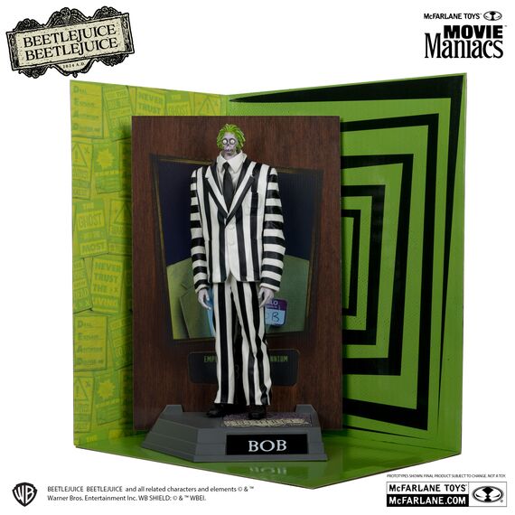 Figurka Beetlejuice Beetlejuice Movie Maniacs - Shrinker Bob (Platinum Edition)- Zdjęcie 4