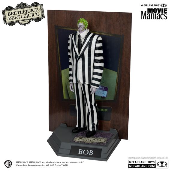 Figurka Beetlejuice Beetlejuice Movie Maniacs - Shrinker Bob (Platinum Edition)- Zdjęcie 2