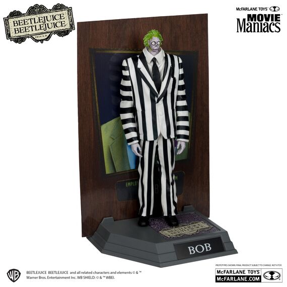 Figurka Beetlejuice Beetlejuice Movie Maniacs - Shrinker Bob (Platinum Edition)- Zdjęcie 3