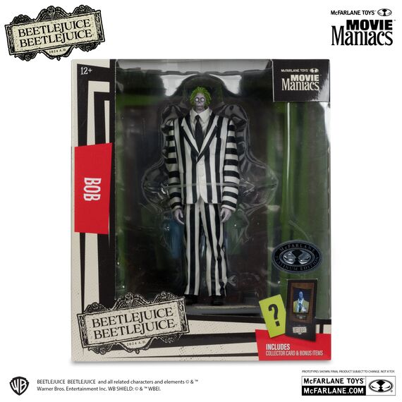 Figurka Beetlejuice Beetlejuice Movie Maniacs - Shrinker Bob (Platinum Edition)- Zdjęcie 5