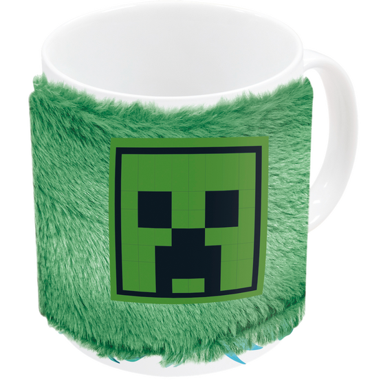 Kubek w futerku Minecraft (325 ml)- Zdjęcie 2